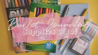 Bullet Journal Supplies Haul Brush Pen Indonesia