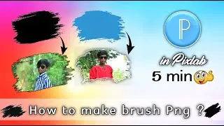 How to make brush stroke png in pixlab app || #png stroke sticker | #pixlab #UKEdits #subcribers