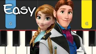 Frozen - Love is an open door - EASY PIANO TUTORIAL