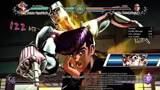 JoJo ASBR Josuke 4 54% Combo (No Assist) (No GHA)