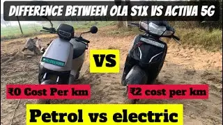Ola s1x VS Activa 5G compression 😱 #ola #honda #olas1x #hondaactiva6g @Honda @OlaElectric 
