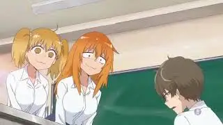 Yoshi and Gamo-chan came to tease Senpai again (Reversed Version)