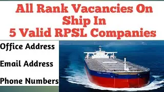 Merchant Navy Full Crew Job Alerts | Marine Jobs Update | Ship Vacancies