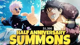HALF ANNIVERSARY TOJI & GOJO SUMMONS 0.7% I HAVE NO WORDS 😲  - Jujutsu Kaisen Phantom Parade