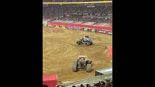 Mohawk Warrior Crazy Save and Backflip MN 2023 #monsterjam #monstertruck #backflip #crash #skills