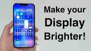 How To Make your iPhone Display Brighter than MAX / Darker than MIN!