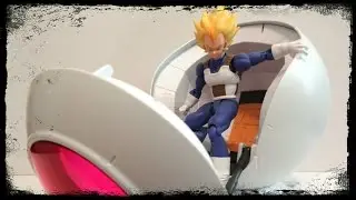S H Figuarts Vegeta Figure with figure-rise space pod