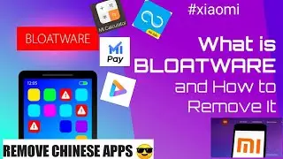How To Remove Bloatware From Xiaomi Devices|(pc method)|remove chinese apps|NO JAILBREAK|NO ROOT|