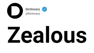 Zealous Meaning In English
