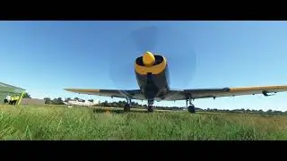 Piaggio P.149D Impromptu Air Show | Rayne Hall Farm Airfield [EG83] | MSFS