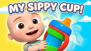 My Sippy Cup Song 🥤 | Fun Drinking Song for Babies & Toddlers | Melomelon 3D