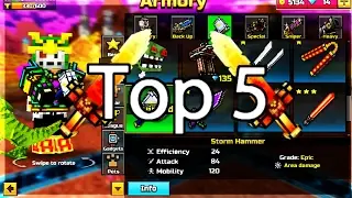 Pixel Gun 3D - Top 5 Best Melee Weapons
