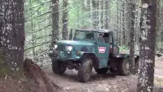 Deuce and a half on cedar tree trail at Brown's camp