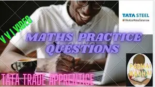 Practice questions for maths || tata trade apprentice || tata apprentice 2021