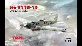 He 111H-16, Германский бомбардировщик арт.48263 1:48