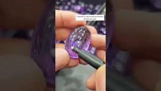 Rainbow in Amethyst Crystals | Rare and expensive Amethyst