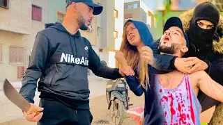 فيلم قصير : أخطر عنصر 😱في الدار البيضاء يتحدى شرطة في اخير نهايته حزينة😢