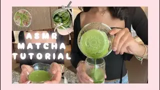 Matcha tutorial (soft spoken ASMR)🍵🪷