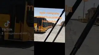 #driver kuwait kptc company school bus praking  min abdula