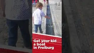 Get your kid a boat in Freiburg #kidstravel