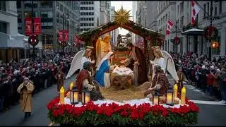JESUS PARADE IN CANADA CITY/ FULL LIVE CHRISTMAS CELEBRATION IN CANADA 🇨🇦🍁