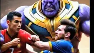 Of Messi and Ronaldo entered endgame to fight thanos