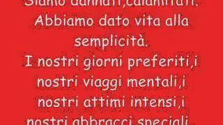 Mattia Cerrito-sospesi tra odio e amore (testo)