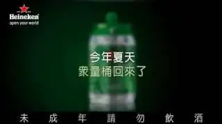 我的海尼根眾量桶Party!!! 超HIGH的啦～～～