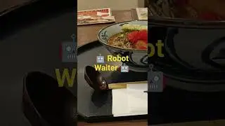 《&rsquo;26.Jan.28》♨️🍜🤖 The restaurant at Nananoyu, a day spa facility, features an automatic robot waiter.