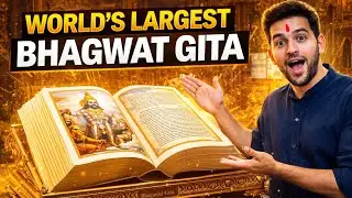 World's largest bhagwat gita 😱💫 #hindu #viral #trending #youtuber 