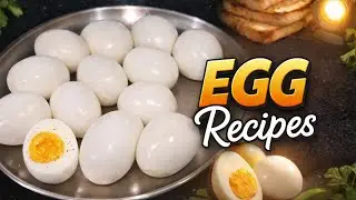 3 boiled egg recipes | Tasty and easy snacks idea | #indianflavorswithswati |