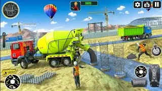 City Bridge Construction JCB Excavator 3D - Heavy Crane Driving Simulator - Android Gameplay