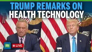 LIVE: President Donald Trump remarks on Health Technology | USA | India Tariffs | N18G