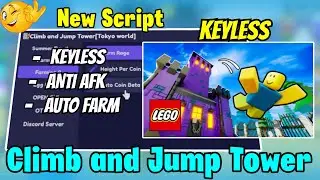 Climb and Jump Tower Script! (Tokyo World) | Super Auto & Anti AFK | Roblox Script
