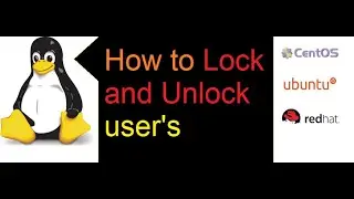 How to Lock and Unlock a user using password command in rhel redhat linux @dailystudylinux
