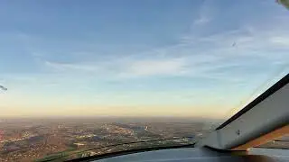 Bombardier Challenger 350 Jet takeoff Pittsburgh (PIT) Runway 14 (KLM)