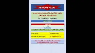 aai junior executive recruitment 2025 | aai junior executive syllabus 2025 | #aai #eltroblog #esm