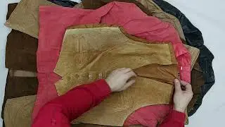 42024 Микс из кожи винтаж, 1пак, LEATHERS VINTAGE MIX, секонд (vintage/extra) оптом
