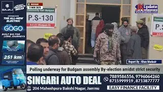 Polling underway for Budgam assembly By-election amidst strict security