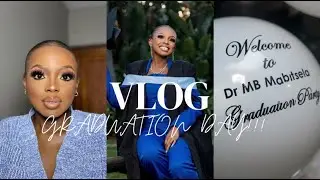 VLOG: Medical school graduation: My Graduation day//Graduation dinner//Mpho Bubbly