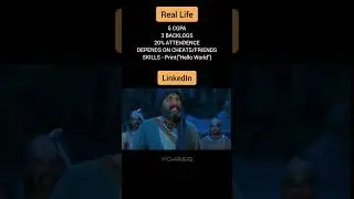 Real Life vs LinkedIn: HILARIOUS Comparison! #shorts #ytshorts #memes #funny