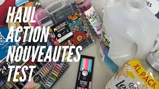 Haul action nouveaut&eacute;s et test en direct #action  #nouveaut&eacute; #test 
