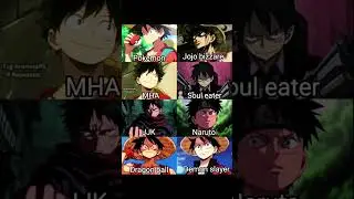 ||Luffy In Other Anime Verse 😅|| #anime #luffy #naruto @TopAnime007 #pokemon