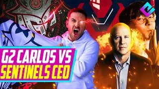Sentinels CEO PISSED at G2 Carlos Valorant Tweets