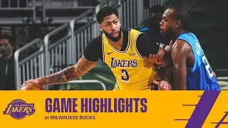 HIGHLIGHTS | Anthony Davis (18 pts, 9 reb, 6 ast) vs Milwaukee Bucks