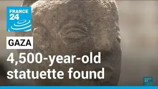 4,500-year-old stone statuette of an ancient goddess found in Gaza • FRANCE 24 English