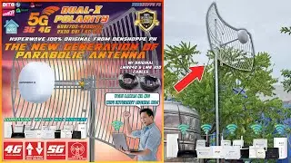 Hyperwave Ultra MiMo Parabolic Antenna 60dBi using Globe at Home ZLT S10G by Denshoppe PH