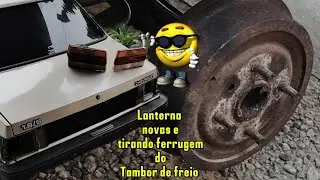 Trocando as Lanternas e pintando o tambor de freio do Chevette!! 👀👀