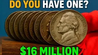   Do You Have This 1941 Nickel? This Old Five Cent Coin Could Make You a Millionaire !