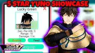NEW 5 STAR YUNO SHOWCASE IN ALL STAR TOWER DEFENSE!...(Roblox)